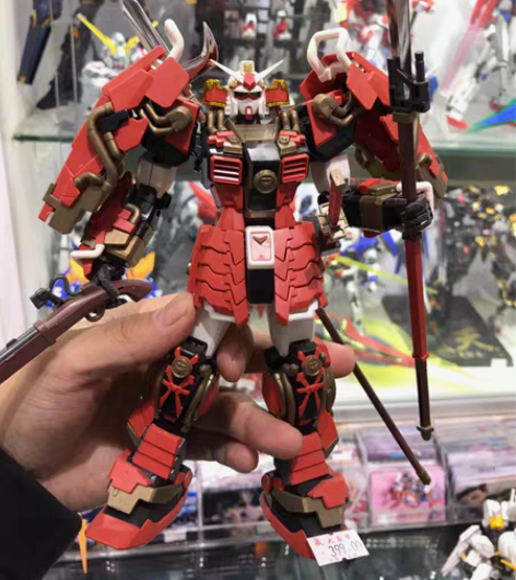 万代高达真武者mg1：100，实体店样品，...