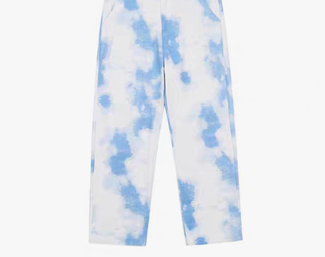 转卖ORIGIN国潮渐变扎染工装裤欧美复古...