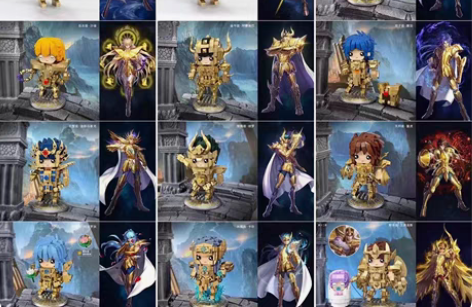 loz设计师店圣斗士星矢白羊座狮子座处女座...