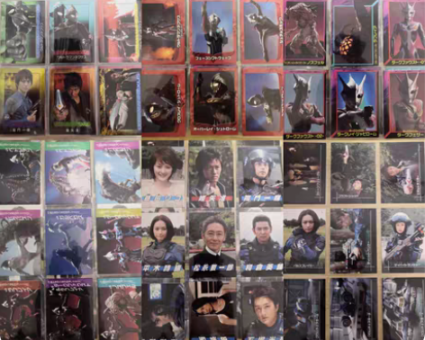 包邮奈克瑟斯奥特曼 日版直角收藏卡54张齐...