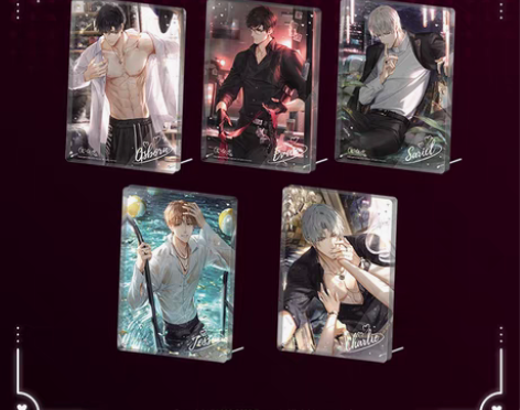 转卖光与夜之恋  日日夜夜系列亚克力装饰画...