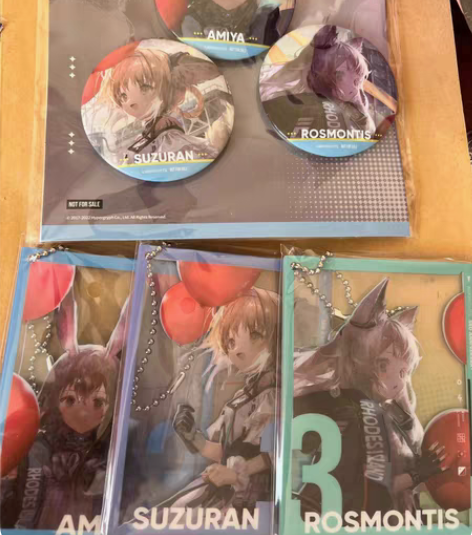 包邮明日方舟 亚克力 通行认证 芙蓉 感兴...