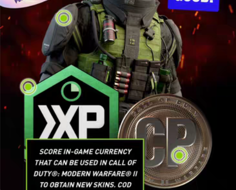 包邮Cod19 1小时武器双倍经验卡 1小...