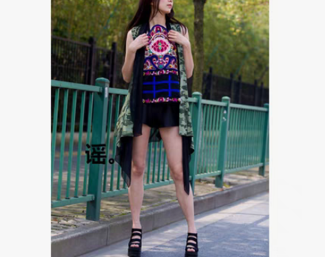 转卖此岸歌声*原创设计店-设计款迷彩开衫 ...