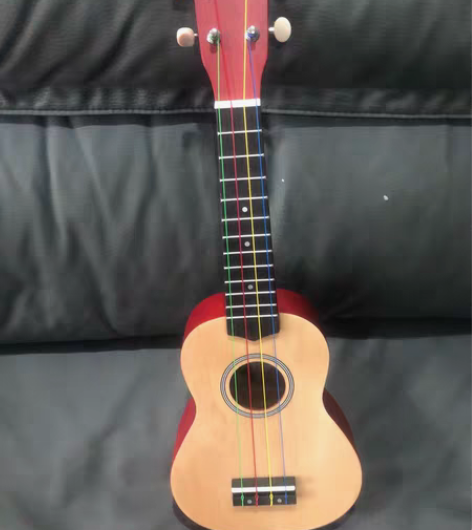 21寸合板尤克里里 彩色尼龙琴弦 感兴趣的...