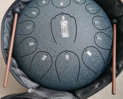 几乎全新的14寸15音空灵鼓，孩子参加社团...