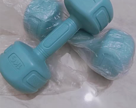 包邮闲置转让 哑铃女士一对瘦手臂2kg学生...