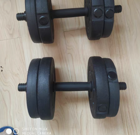 买了跑步机   卖战绳哑铃哑铃凳120 自...