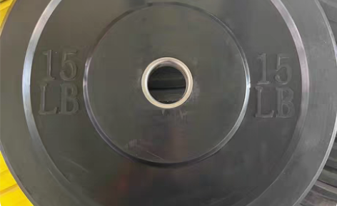 包邮全胶杠铃片,大孔橡胶,奥杠举重杠铃片库...