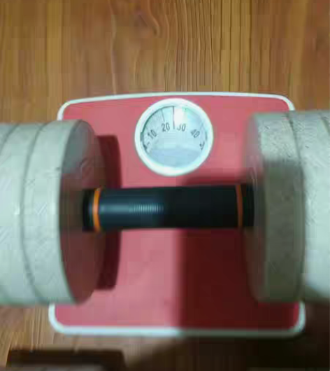 大重量全新石纹哑铃全新，五十公斤一副，一个...