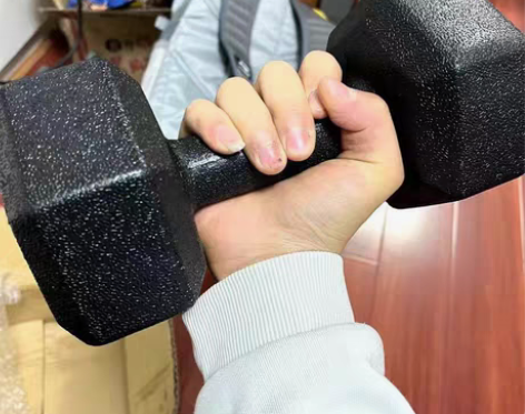 健身哑铃六角哑铃4kg/5kg/6kg/1...