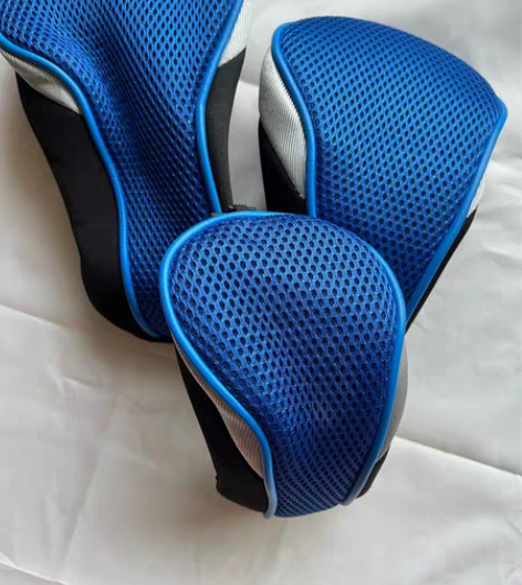 包邮全新 蓝色 高尔夫木杆保护套 网状一号...