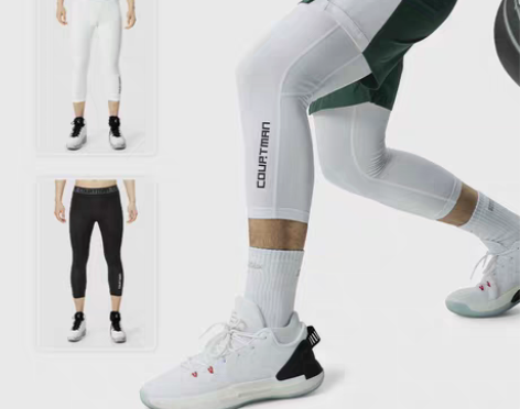 转卖COURTMAN七分紧身裤运动篮球健身...