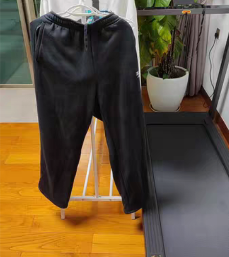 转卖【王一博同款】安踏加绒运动裤男士冬季加...