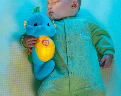 转卖【礼遇价】费雪声光安抚玩偶小海马 胎教...