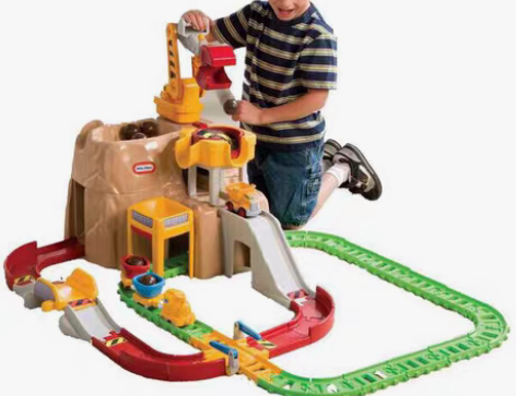 美国小泰克儿童轨道交通玩具小车 9成新 自...