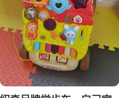 纽奇品牌学步车，自己家宝宝用的，功能完好，...