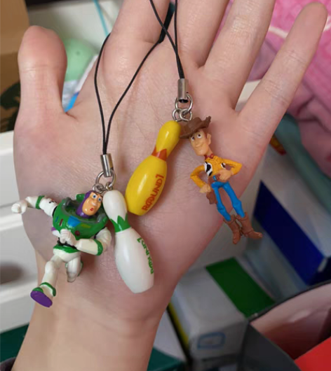 包邮巴斯胡迪保龄球挂件35一对 感兴趣的话...