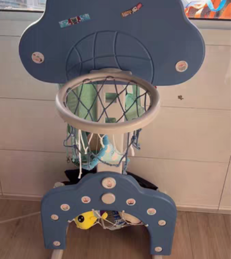 转卖贝易篮球框儿童室内投篮架家用篮球架可升...