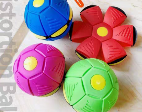 包邮抖音同款踩踩球弹力飞碟球魔幻脚飞盘变形...