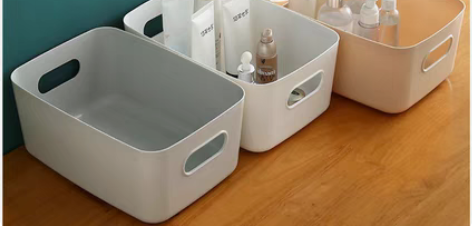 包邮收纳筐桌面收纳盒家用化妆品置物架卫生间...