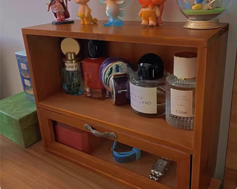 包邮便宜转手，出套几乎全新复古木质抽屉式桌...