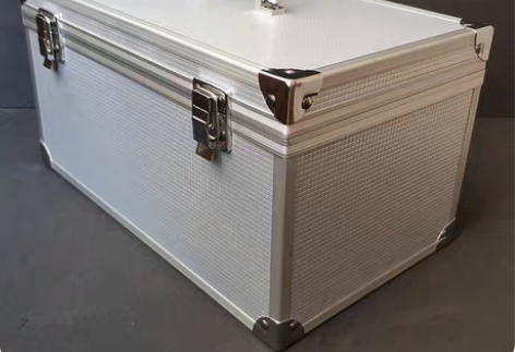 包邮19手提铝合金工具箱直角箱收纳盒化妆箱...