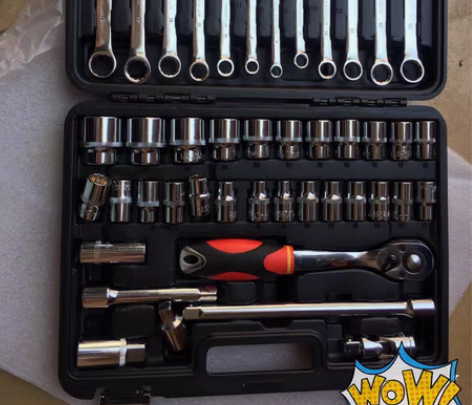 包邮【全新未拆封】汽车工具箱套装汽车维修全...