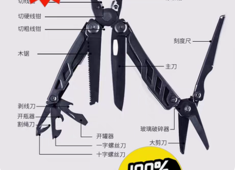NEXTORCH纳丽德尖锋多功能工具钳组合...