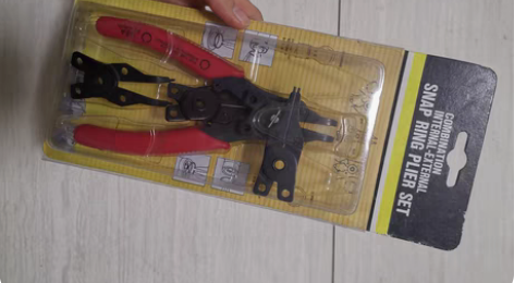 多功能四合一卡簧钳 直嘴轴用，弯嘴轴用，直...