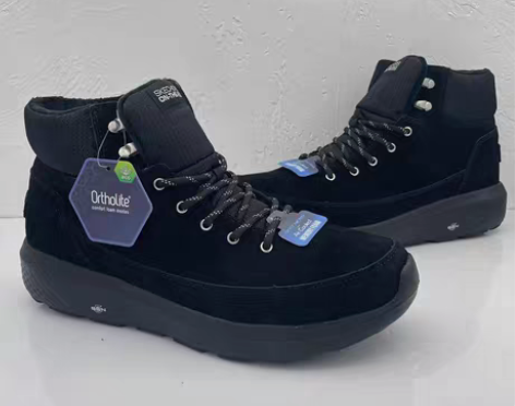 包邮SK  斯凯奇秋冬保暖绒里高帮男鞋66...