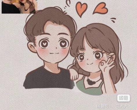 白菜价手绘头像定制Q版卡通动漫真人照片转漫...