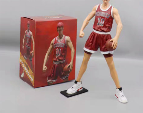 包邮动漫灌篮高手大号樱木花道可换头模型人偶...