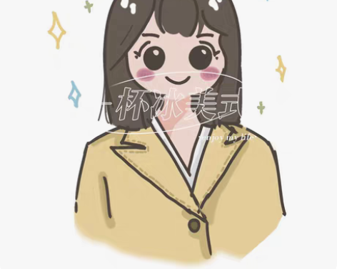 简笔画 手绘头像 真人照片定制 情侣头像～...