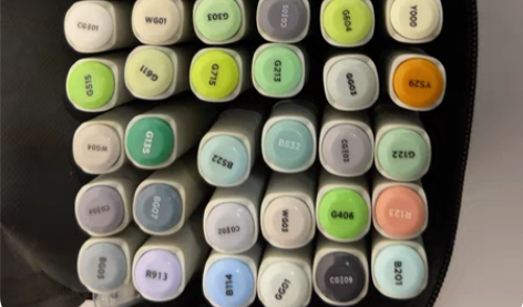 买回来没怎么用的STA马克笔,STA斯塔6...