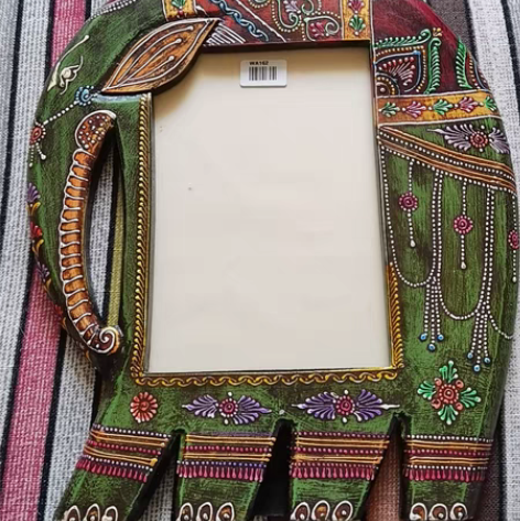 包邮印度实木手绘米娜大象相框之二 全新相框...