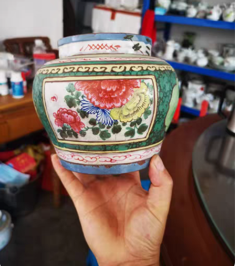 大名家王南林紫砂罐 有钉子补过 喜欢的来 ...