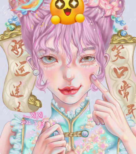 水彩手绘画 21*21 秋 香菜团练??全...