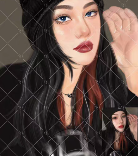 包邮【约稿】头像 卡通 动漫 写实都可画，...