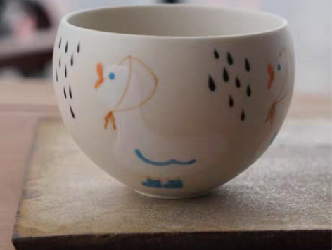 转卖【叶子手作】景德镇丸子杯拉花杯拿铁杯日...