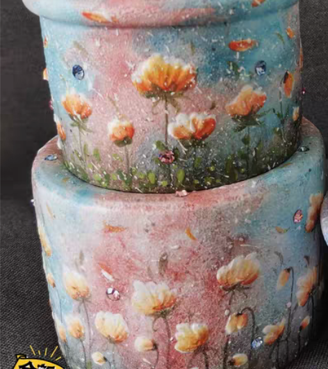 包邮全新阿瑶盆，经典花卉一套。需要搭盆购买...