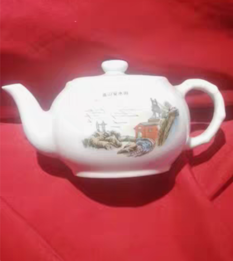 包邮高山变水田茶壶，高8.直径11.5厘米...