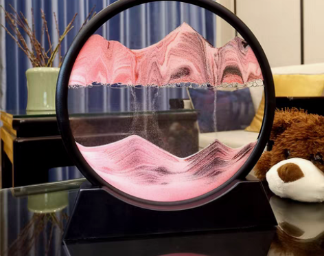 包邮轻奢3D流沙画摆件 创意礼品生日 家里...