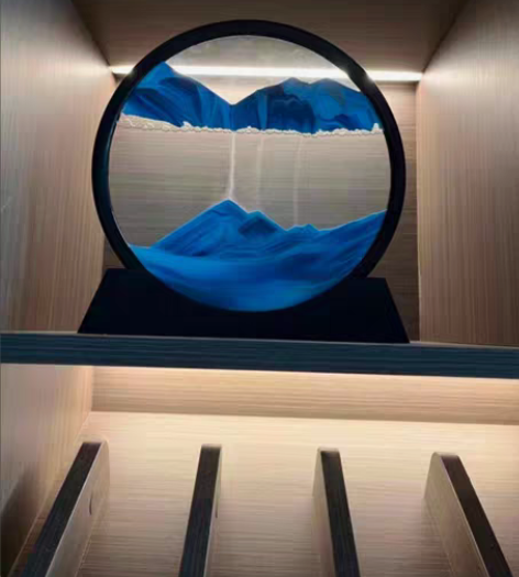 包邮流沙画客厅摆件3d动态艺术意家居工艺生...