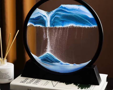 抖音爆款3D动态流沙画摆件送女友礼物高级感...