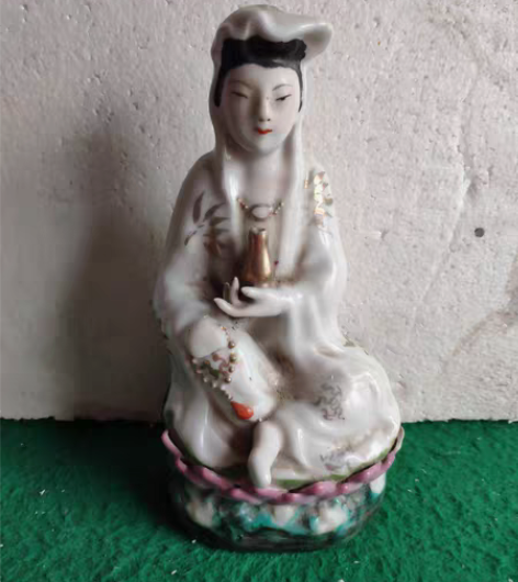 包邮雕塑瓷观音像 567景德镇雕塑瓷观音像...