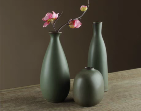 转卖新中式复古陶瓷花瓶禅意摆件客厅插花 景...