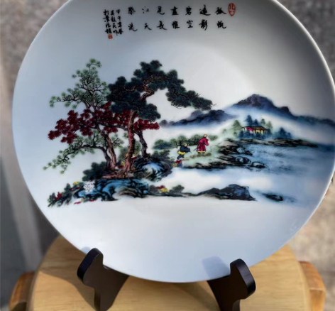 包邮孤帆遠影坐盘直徑23,雍正年制 感兴趣...