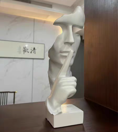 包邮（艺术摆件）沉默是金客厅酒柜装饰品摆件...