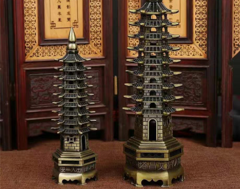 包邮闲置文昌塔摆件男孩女孩通用九层13层十...